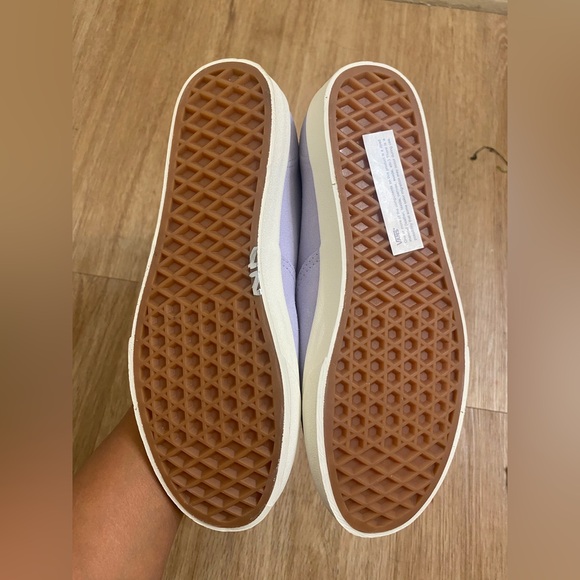 Vans Pastel lavander authentic lowpro Sneakers with Yellow Accents - Picture 3 of 4